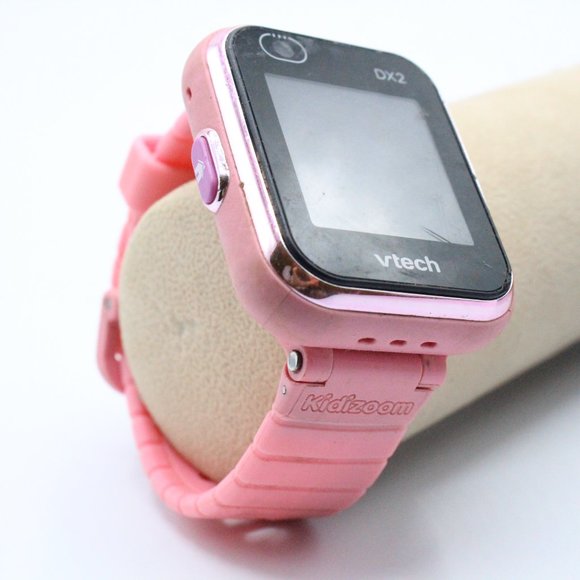 Vintage VTECH DX2 Unisex Retro Kidizoom Smartwatch LED Screen Camera Pink Band - Picture 2 of 6